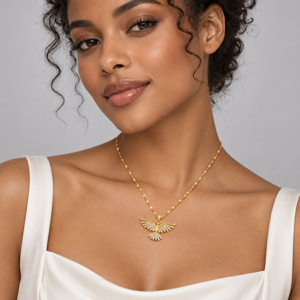 Eveline Vintage Phoenix Pendant Necklace