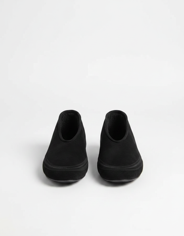 Willow Leather Fleece-Lined Flat Snow Boots