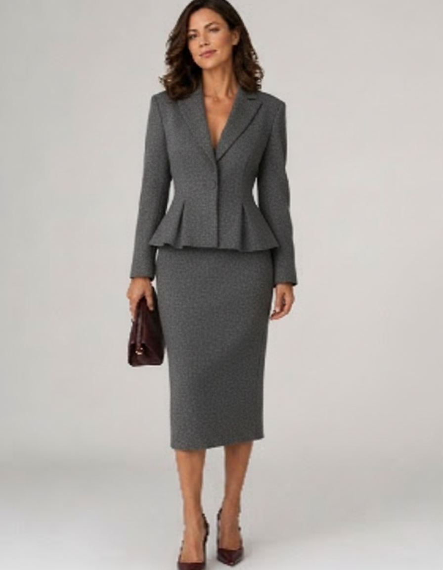 Belle Blazer & Pencil Skirt Set