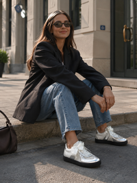 Lyrienne Metallic-Accent Casual Sneakers