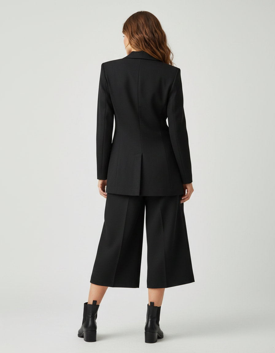 Jasmine Lapel Blazer & Mini Skirt Set