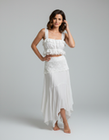 Juno Lace Camisole & Handkerchief Skirt Set