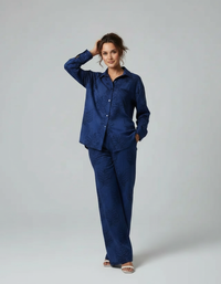 Amelie Shirt & Straight-Leg Trouser Set