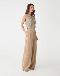 Perravelle Mid-Rise Wide-Leg Trousers - Camel - product image 6