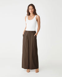 Lisavene Mid-Rise Wide-Leg Trousers - Cocoa - product image 4
