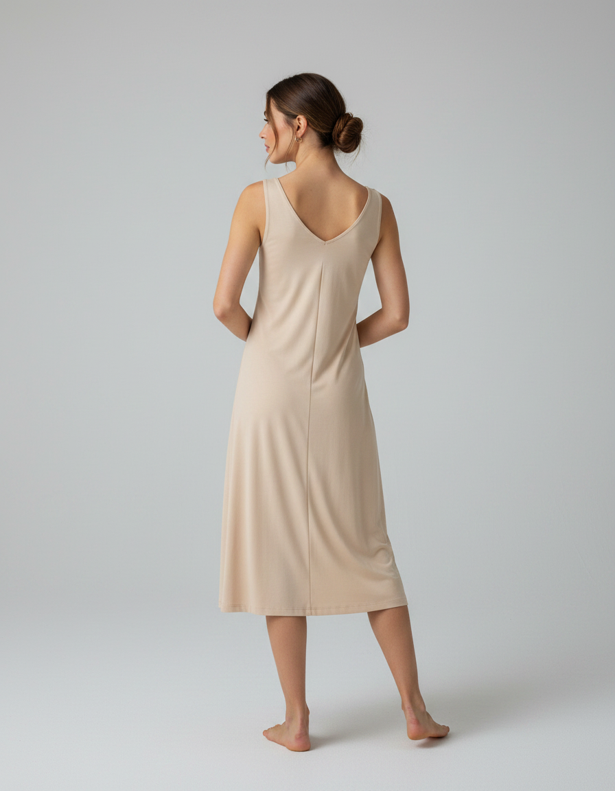 Frankie Seamless V-Neck Full Slip