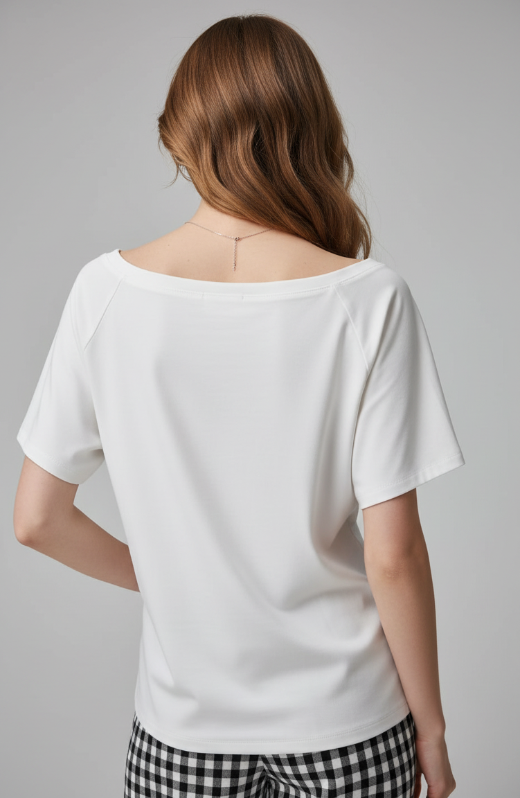 Gemma One-Shoulder Long-Sleeve Top