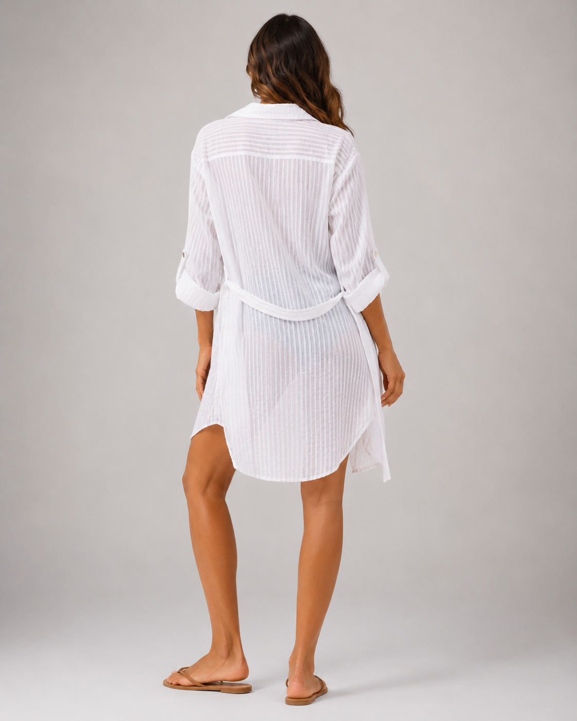 Vienna Belted Kimono Beach Cover-Up