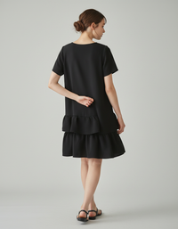 Pippa Plus-Size Ruffle-Hem Midi Dress