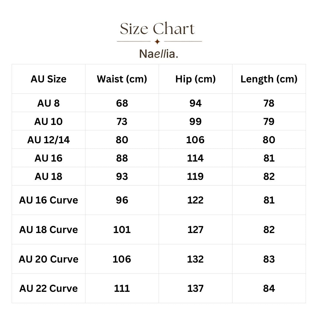 Size & fit