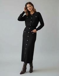 Noelle Knitted Blazer & Skirt Set