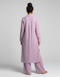 Cassia Longline Shirt Trouser Set