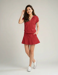 Rosalie Zip Jacket & Skirt Set