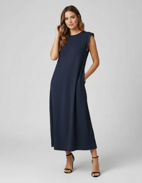Vivienne Relaxed A-Line Maxi Dress