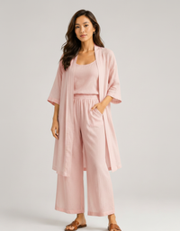 Farrah Three-Piece Top & Trouser Set