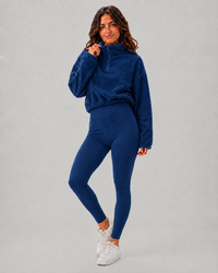 Meriette Fleece Hoodie, Tank & Legging Three-Piece Set