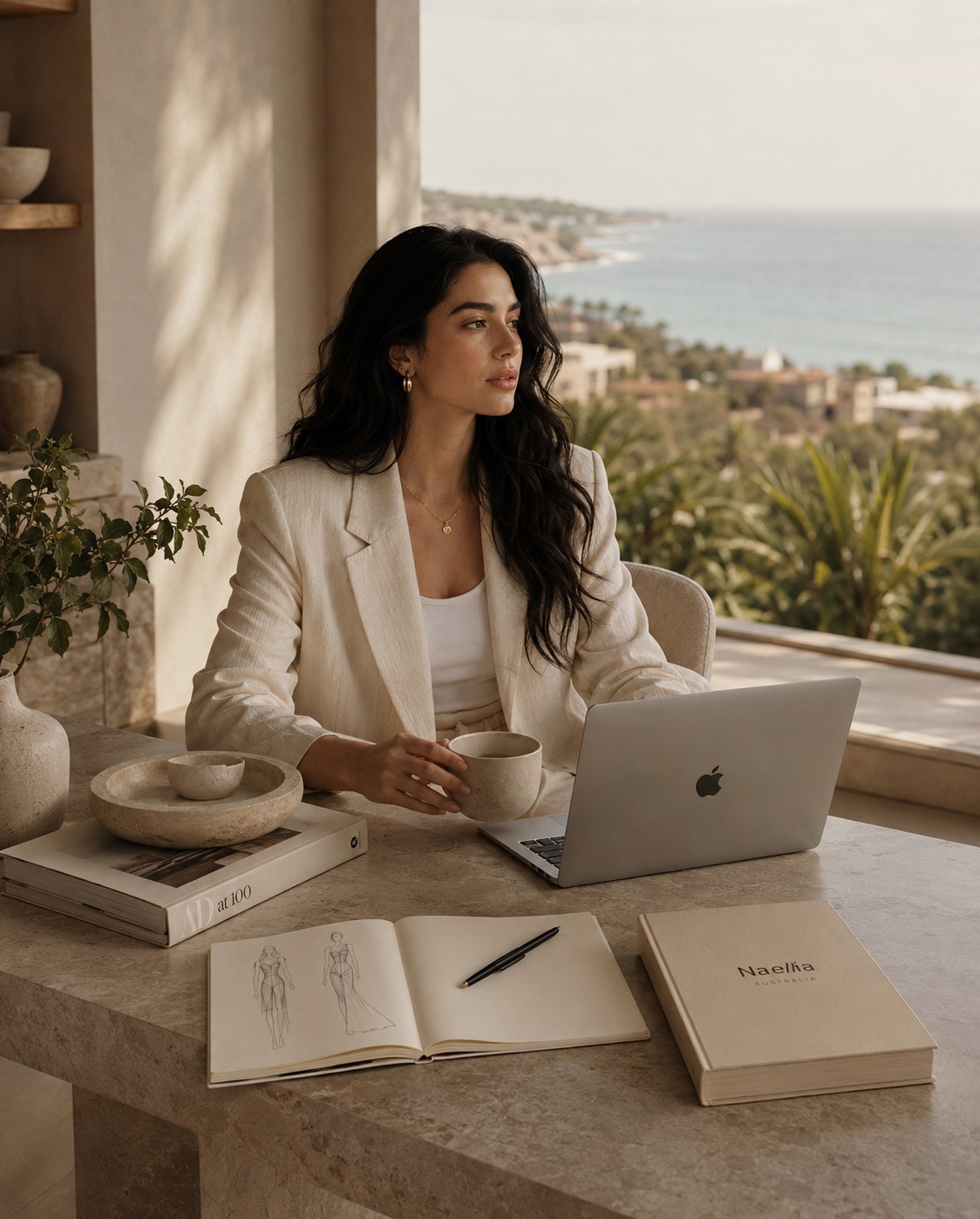 Naellia fashion selection and styling workspace