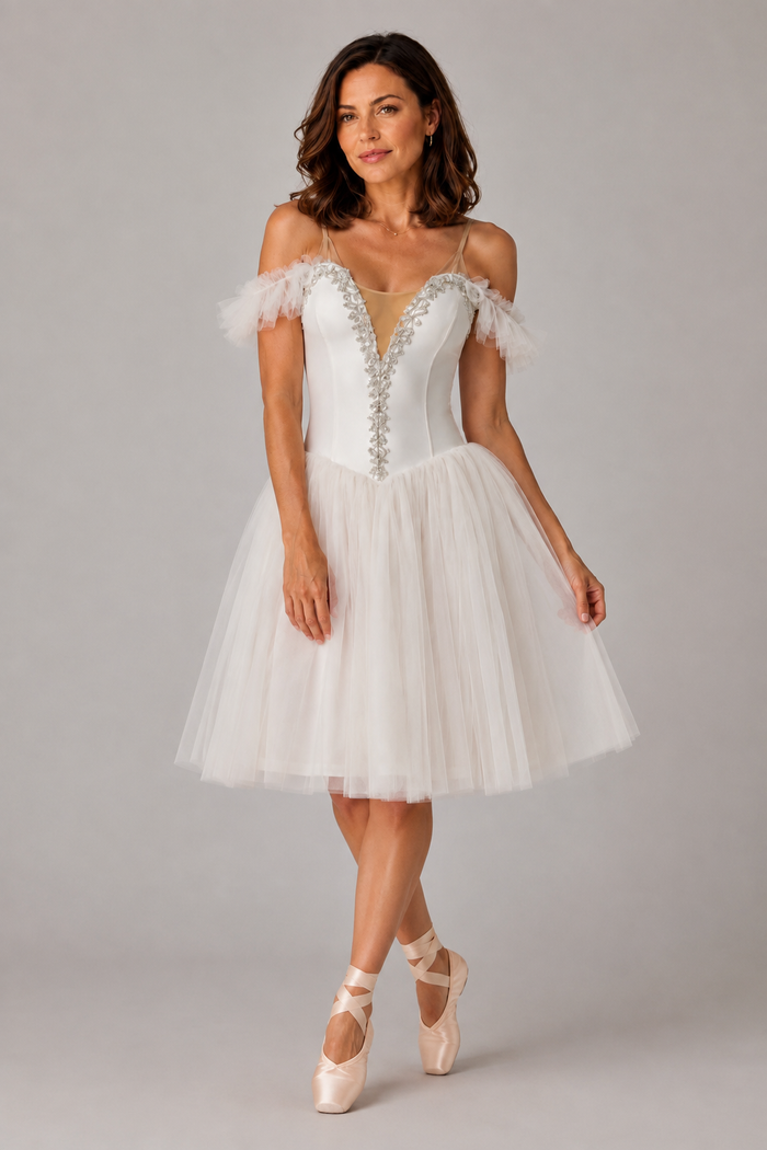 Swanilda Long Romantic Ballet Tutu Dress
