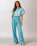 Isolde Tailored Top & Wide-Leg Trouser Set