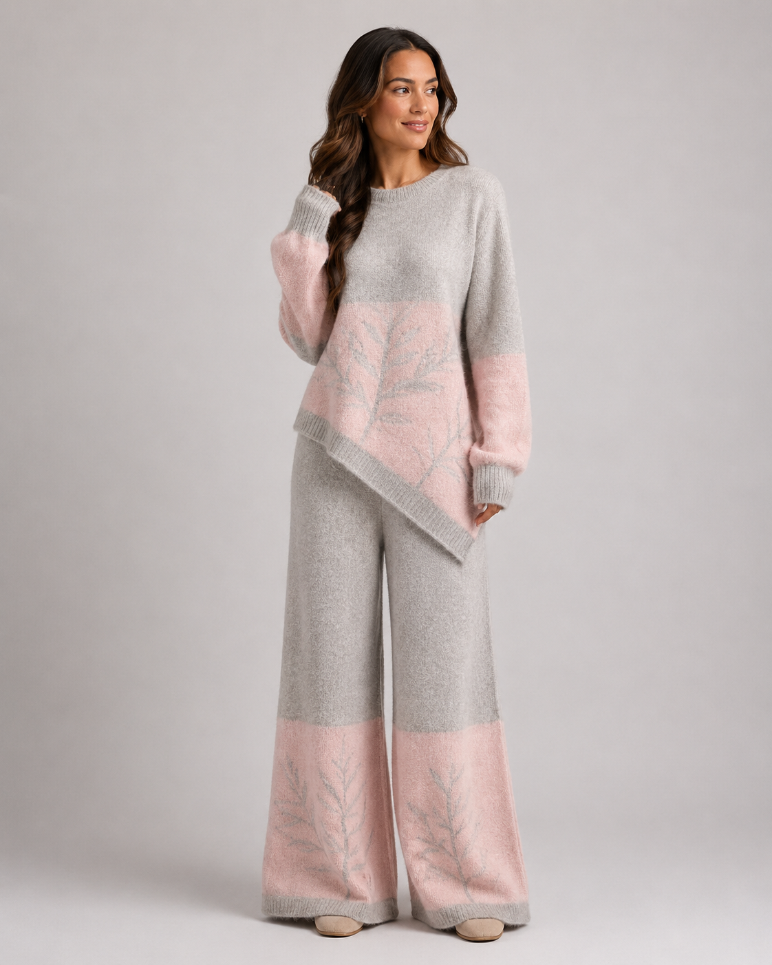 Harlow Knitted Sweater & A-Line Skirt Set