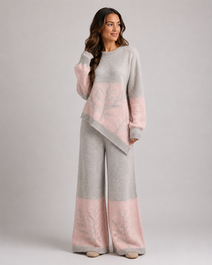 Harlow Knitted Sweater & A-Line Skirt Set