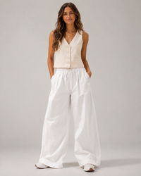 Junia High-Waist Wide-Leg Trousers
