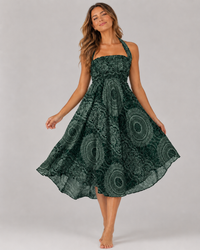 Eulalie Boho Printed Maxi Skirt