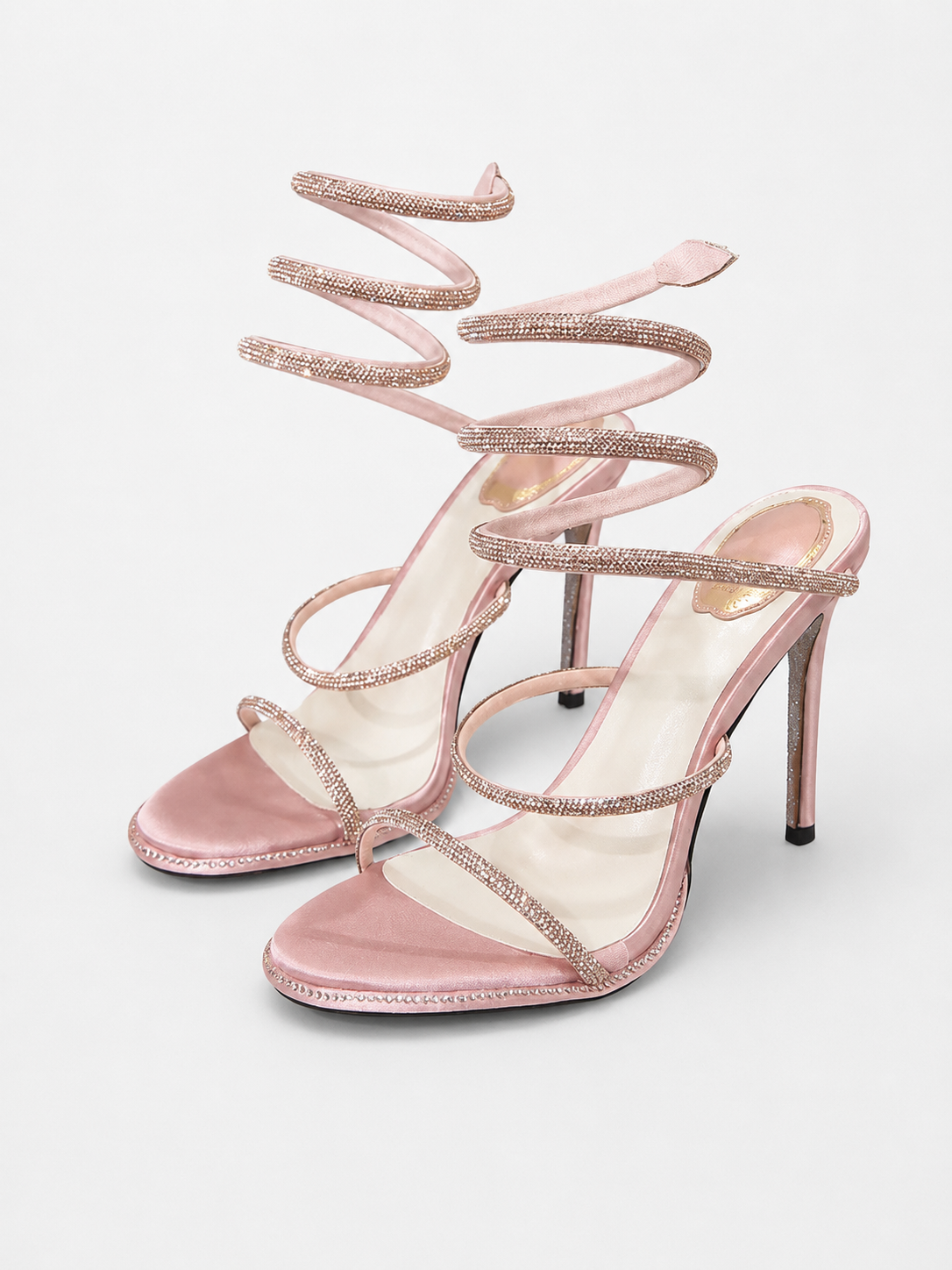 Tamara Crystal Wrap Stiletto Sandals