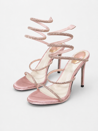 Tamara Crystal Wrap Stiletto Sandals