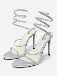 Tamara Crystal Wrap Stiletto Sandals