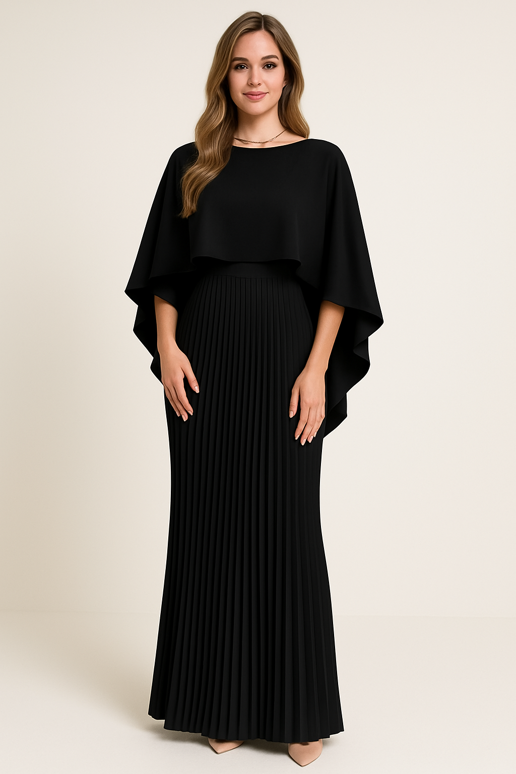 Seraphina Luxe Batwing-Sleeve Maxi Dress - product image 3