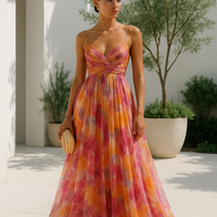 Fleur Floral Open-Back Summer Maxi Dress - product image 4