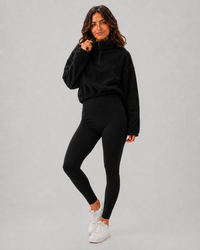 Meriette Fleece Hoodie, Tank & Legging Three-Piece Set
