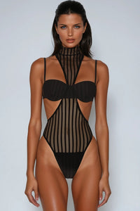 Devan Mesh Cutout Bodysuit – product image 2