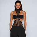Devan Mesh Cutout Bodysuit