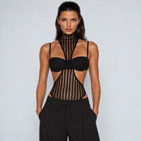 Devan Mesh Cutout Bodysuit