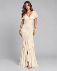 Flora Chiffon Maxi Dress