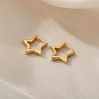 Lumi Geometric Star Stud Earrings