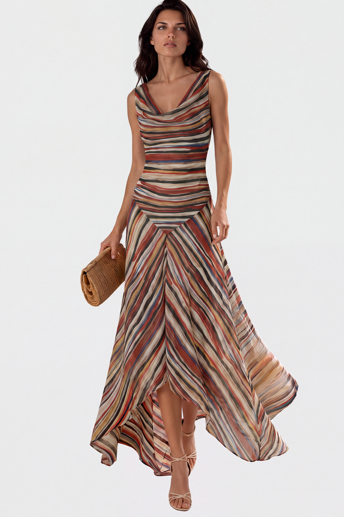 Kaula Striped Sleeveless Maxi Dress – product image 2