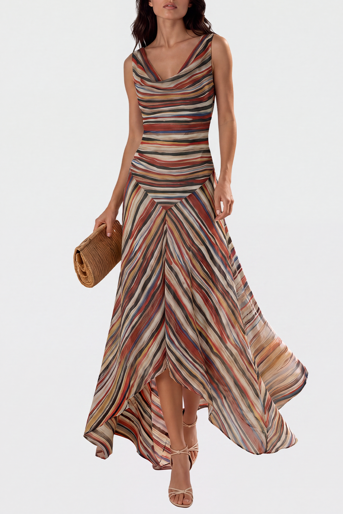Kaula Striped Sleeveless Maxi Dress – product image 1