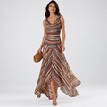 Kaula Striped Sleeveless Maxi Dress