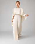 Seraphina Luxe Batwing-Sleeve Maxi Dress