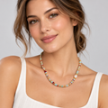 Noemie Freshwater Pearl & Natural-Stone Necklace