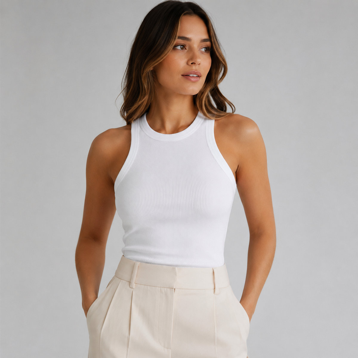 Nola Ribbed Tank Top