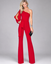 Claudia Firenze Open-Sleeve Wide-Leg Jumpsuit - product image 4