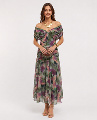 Esmee Structured V-Neck Maxi Dress - product image 4
