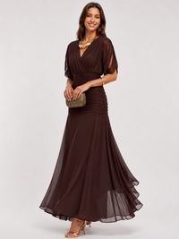 Esmee Structured V-Neck Maxi Dress - product image 5