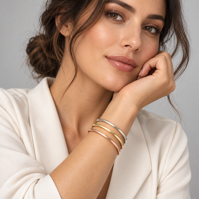 Runa 3-Piece Stainless Steel Bangle Set