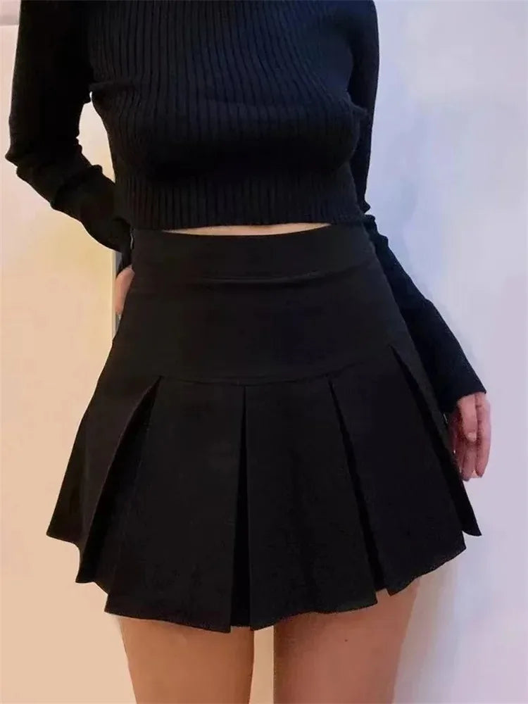 Noemi Pleated School-Style Mini Skirt - product image 3