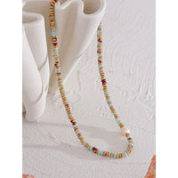 Noemie Freshwater Pearl & Natural-Stone Necklace